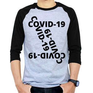 Kaos Raglan Kampanye Lawan Covid
