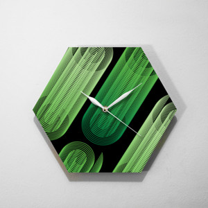 Jam Dinding Kertas Line Art (Line Art Paper)