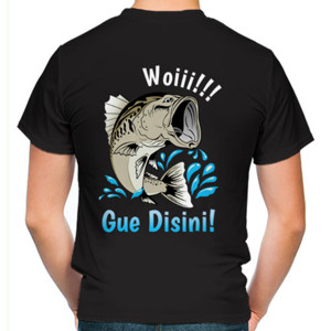 Kaos Humor Tukang Mancing | Fishing Humor | 2 Sided