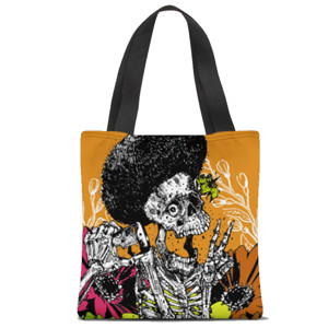 Tas Tote Fullprint WHYD-Selfie Skull