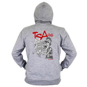 Hoodie Zipper TSA-Logo