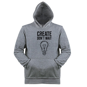 Jaket Hoodie Create Dont Wait