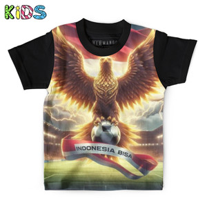 Kaos Anak Full-Print Kaos Garuda Indonesia Bisa