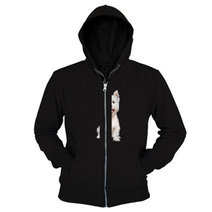 Hoodie Zipper Kaos Gambar Anjing 447