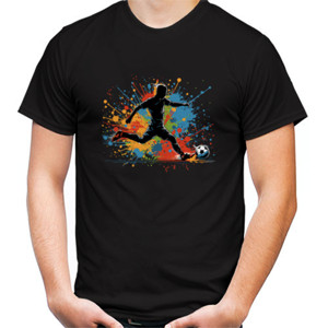 Kaos 012 Soccer paint art