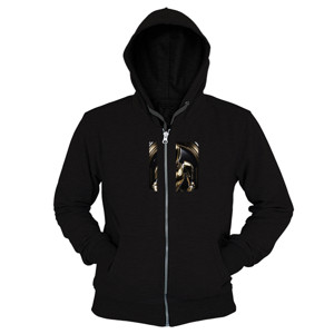 Hoodie Zipper Golden cyborg