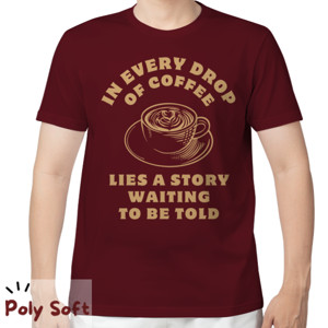 Kaos Kaos pria tema kopi 012