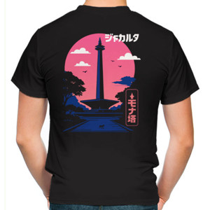 Kaos Retro Sunset Jakarta