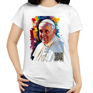 Kaos Wanita POPE FRANCIS 010