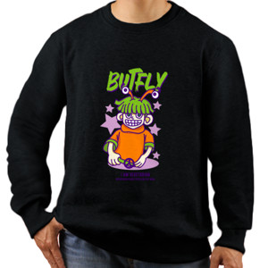 Jaket Sweater butfly stars