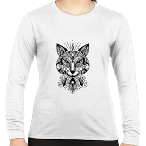 Kaos Premium - Seni Garis Abstrak Gambar Binatang