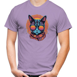 Kaos Kucing Retro