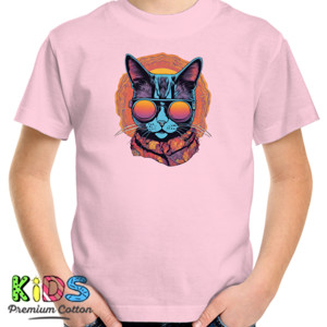 Kaos Kucing Retro