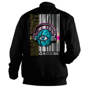 Jaket Bomber STREETWEAR BRAIN PARTY DARK ART STYLE