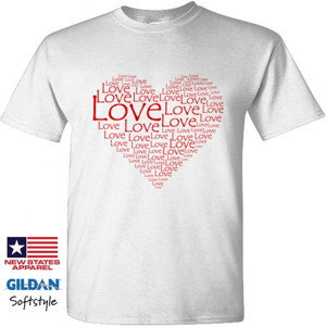 Kaos Kaos Wanita Love Heart 