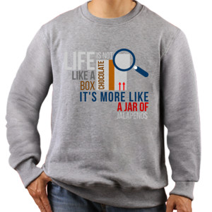 Jaket Sweater Life is not like a box