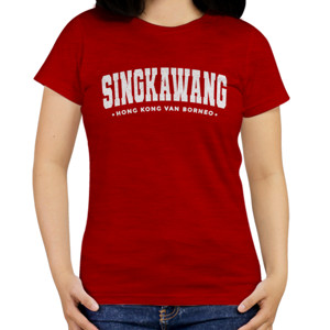 Kaos Singkawang (vintage - grunge) - Wanita