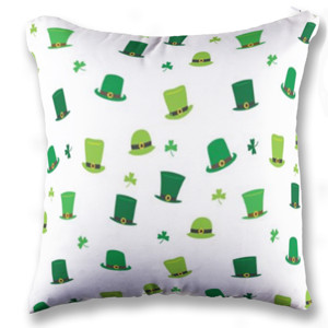 Bantal St Patrikcs hat and clover Pattern