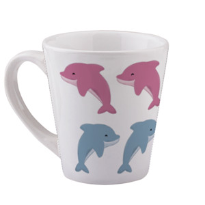 Mug Dolphin - Mug Kerucut by Co_mbro
