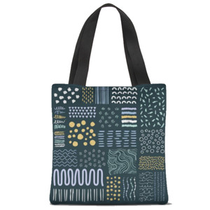 Tas Tote Fullprint Mixed background patterns 2