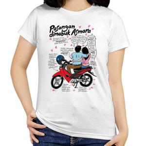 Kaos Mice Cartoon: Pasangan Dimabuk Asmara 