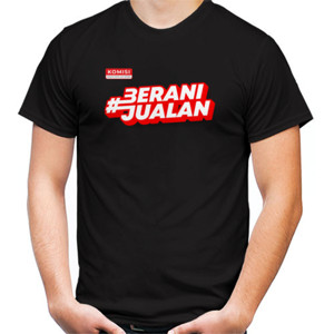 Kaos Kaos Hitam Berani Jualan