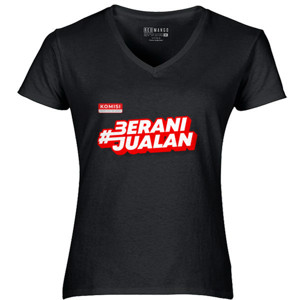 Kaos Kaos Hitam Berani Jualan