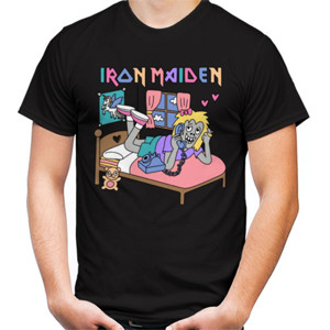 Kaos Iron Maiden Tshirt Band Rock Metal Pria Wanita