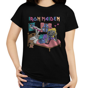 Kaos Iron Maiden Tshirt Band Rock Metal Pria Wanita