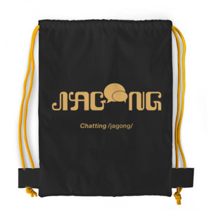 Tas Serut Fullprint Javanese Themed drawstring Bag “Jagong”