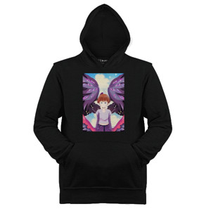Jaket Hoodie ANIME WANITA BERSAYAP