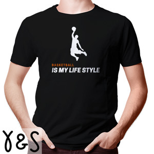 Kaos Kaos Pria Lengan Pendek - Basketball Is My Life