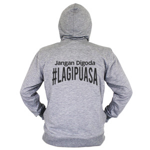 Hoodie Zipper Jangan Digoda Lagi Puasa