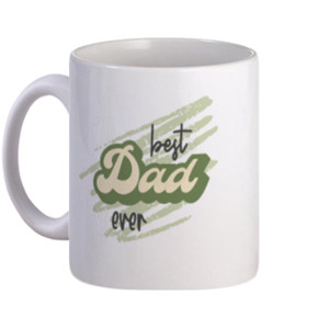 Mug Best Dad Ever Simple