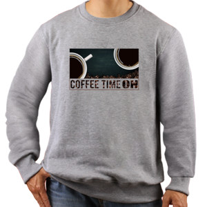Jaket Sweater Coffee Time On