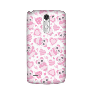 Pink Panda With Heart Casing HP