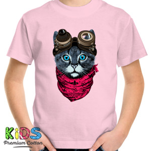 Kaos Kucing Steampunk
