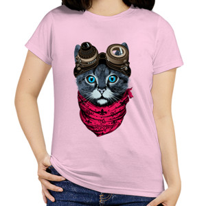 Kaos Kucing Steampunk