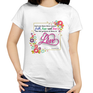 Kaos I Korintus 13 : 13 (Bible Verse)