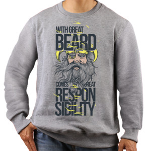 Jaket Sweater Comes Great Respon Sibility