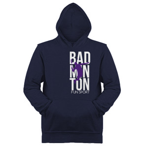 Jaket Hoodie BADMINTON FUN SPORT