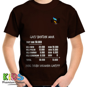 Kaos Pria TWO tone - RED mango