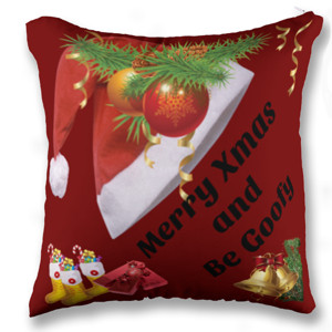 Bantal Bantal Cushion Merry Xmas n Be Goofy