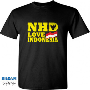Kaos NHD Love Indonesia Kuning