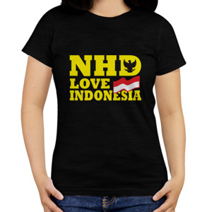 Kaos NHD Love Indonesia Kuning