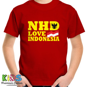 Kaos NHD Love Indonesia Kuning