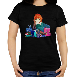 Kaos Buku - Kaos Wanita Buku - Book Lover T-Shirt