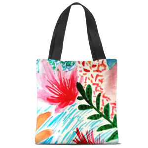 Tas Tote Fullprint tas tropical vibes