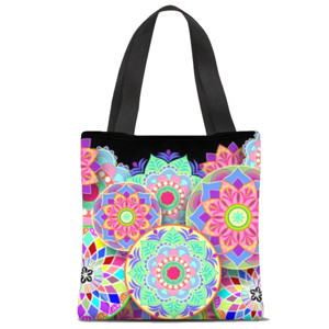 Tas Tote Fullprint Etnik mandalas