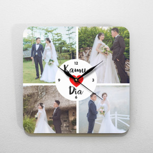 Jam Dinding Template Jam Dinding Tema Pernikahan 3